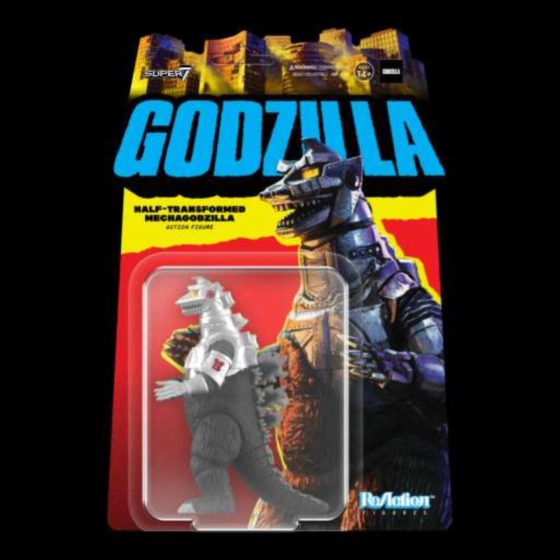 Godzilla Toho ReAction Half-Transformerd MechaGodzilla SUPER 7