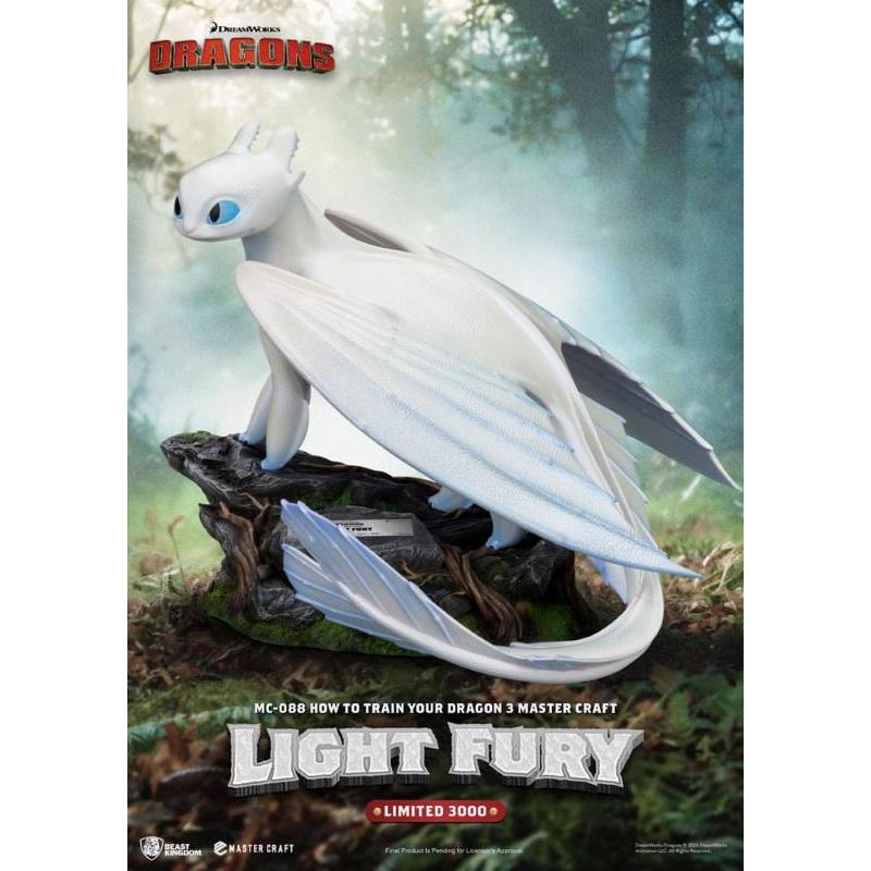 How To Train Your Dragon 3 Master Craft Light Fury BEAST KINGDOM