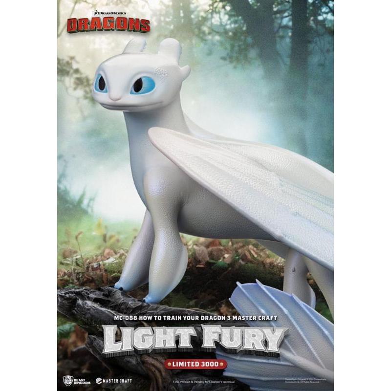 How To Train Your Dragon 3 Master Craft Light Fury BEAST KINGDOM