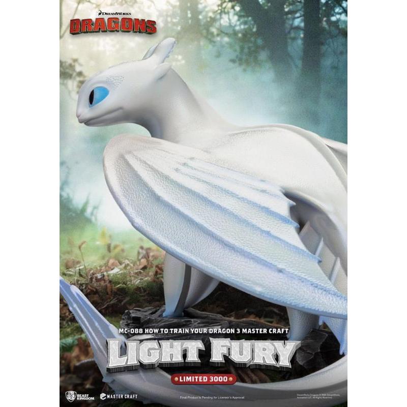 How To Train Your Dragon 3 Master Craft Light Fury BEAST KINGDOM
