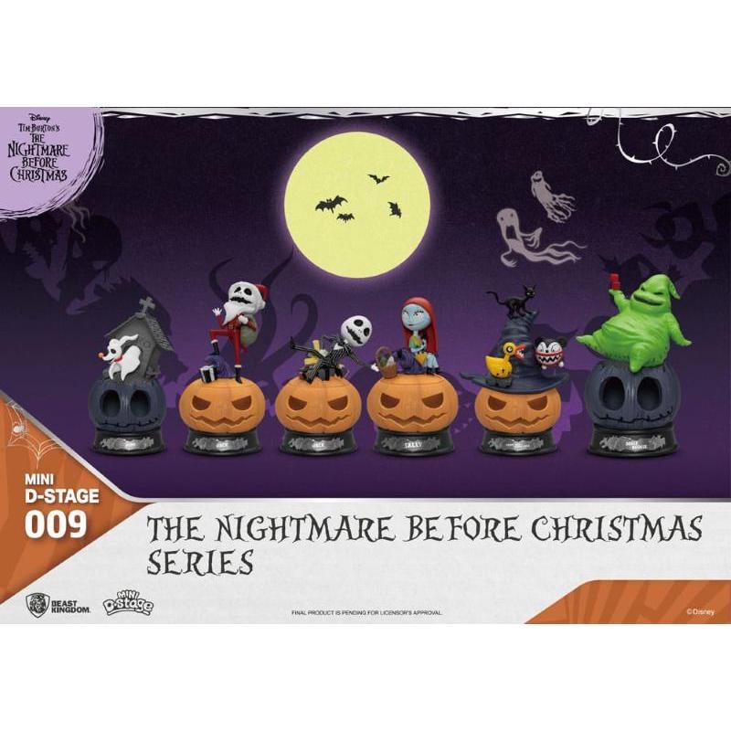 Nightmare Before Christmas Mini D-Stage 009 Series Set (6) BEAST KINGDOM