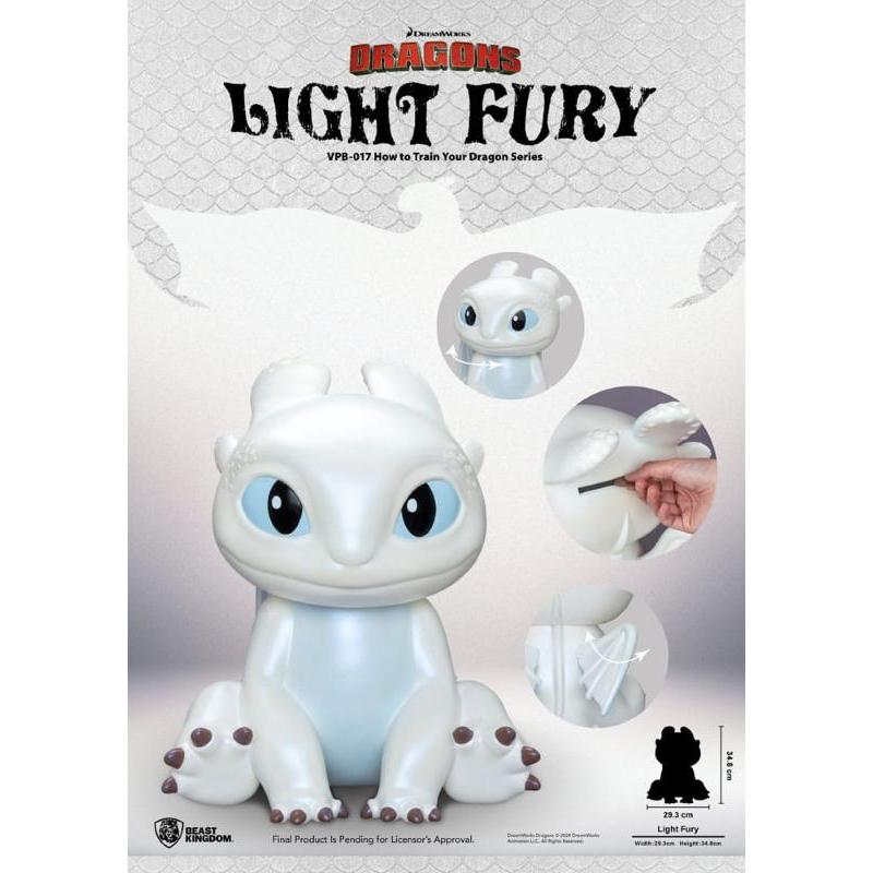 How to Train Your Dragon Funktional Light Fury BEAST KINGDOM