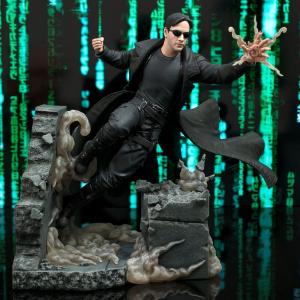 The Matrix Diorama Gallery Deluxe Neo Keanu Reeves Diamond Select Toys