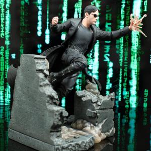 The Matrix Diorama Gallery Deluxe Neo Keanu Reeves Diamond Select Toys