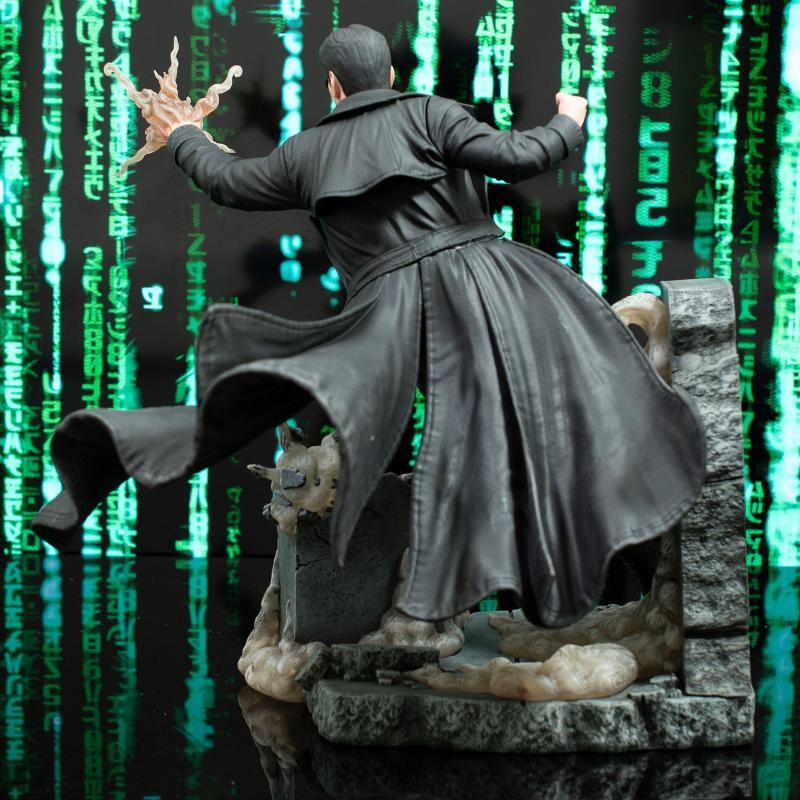 The Matrix Diorama Gallery Deluxe Neo Keanu Reeves Diamond Select Toys