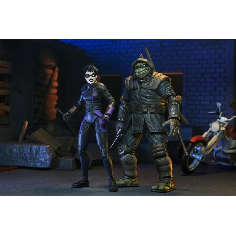 Teenage Mutant Ninja Turtles Punk Leo and Raph 2 Pack NECA
