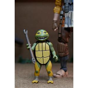 Teenage Mutant Ninja Turtles Grammy April with Baby Yi & Moja NECA