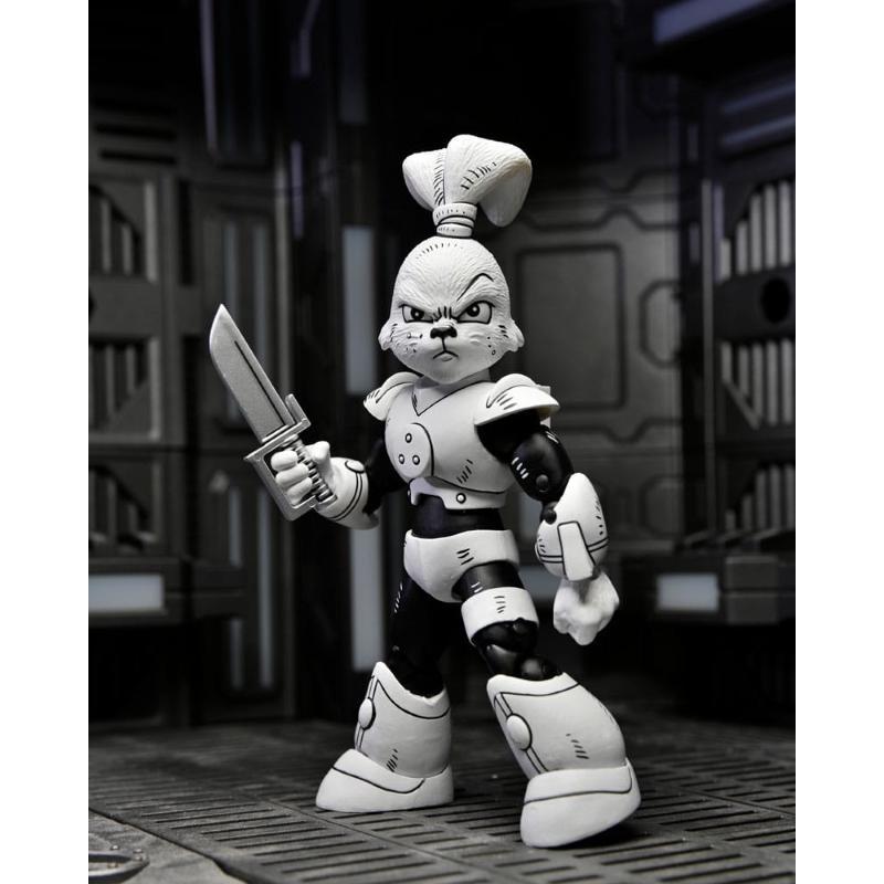 Usagi Yojimbo Space Usagi Yojimbo Black & White Figure NECA