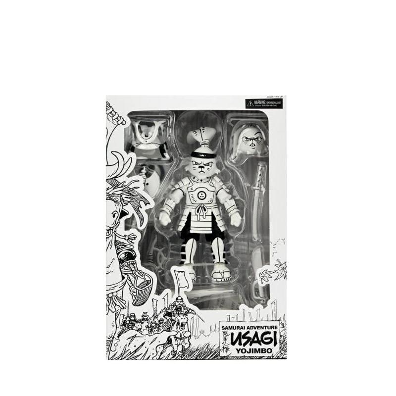 Usagi Yojimbo Samurai Usagi Yojimbo Black & White Figure NECA