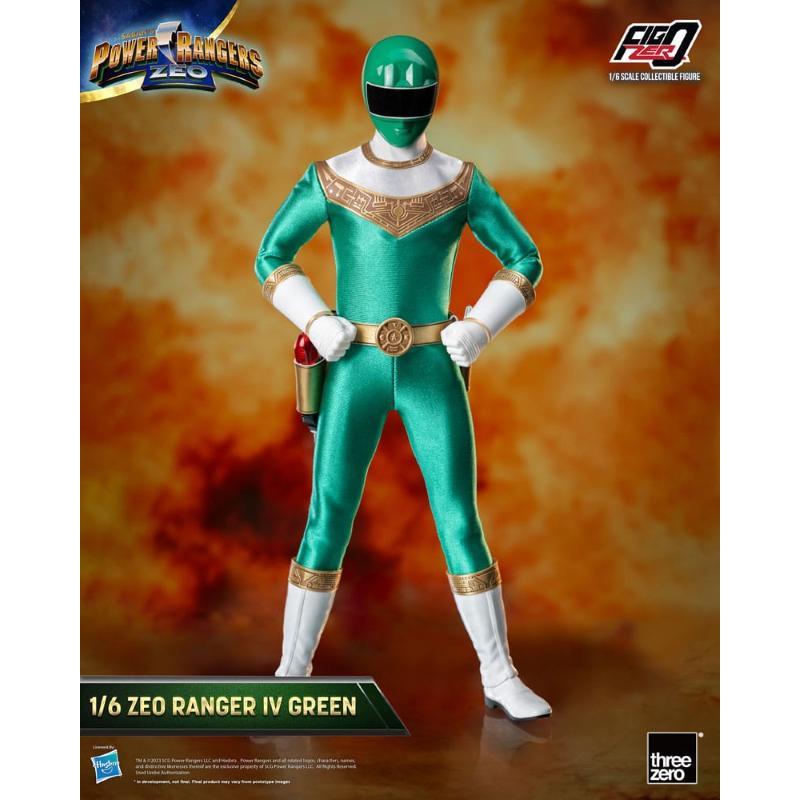 Power Rangers Zeo FigZero Ranger IV Green THREEZERO