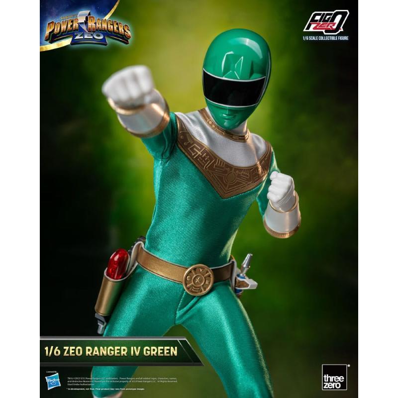 Power Rangers Zeo FigZero Ranger IV Green THREEZERO
