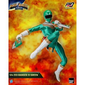 Power Rangers Zeo FigZero Ranger IV Green THREEZERO