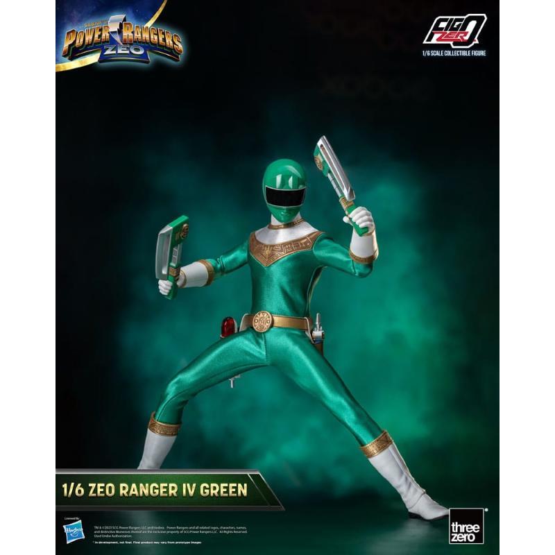 Power Rangers Zeo FigZero Ranger IV Green THREEZERO
