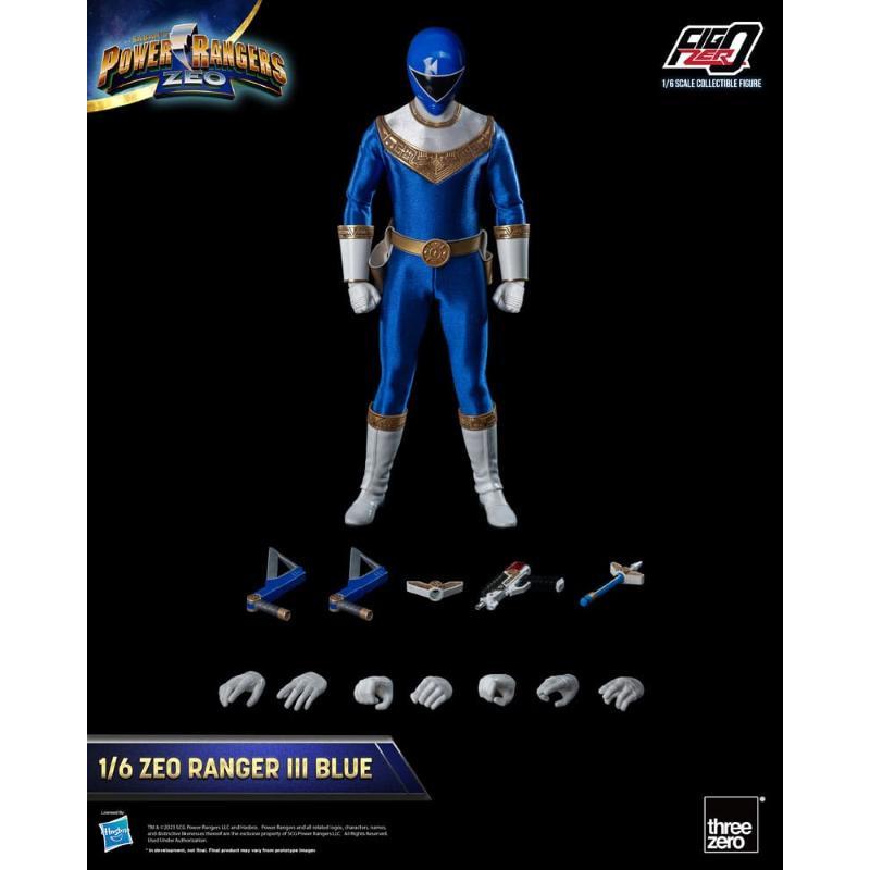 Power Rangers Zeo FigZero Ranger III Blue THREEZERO