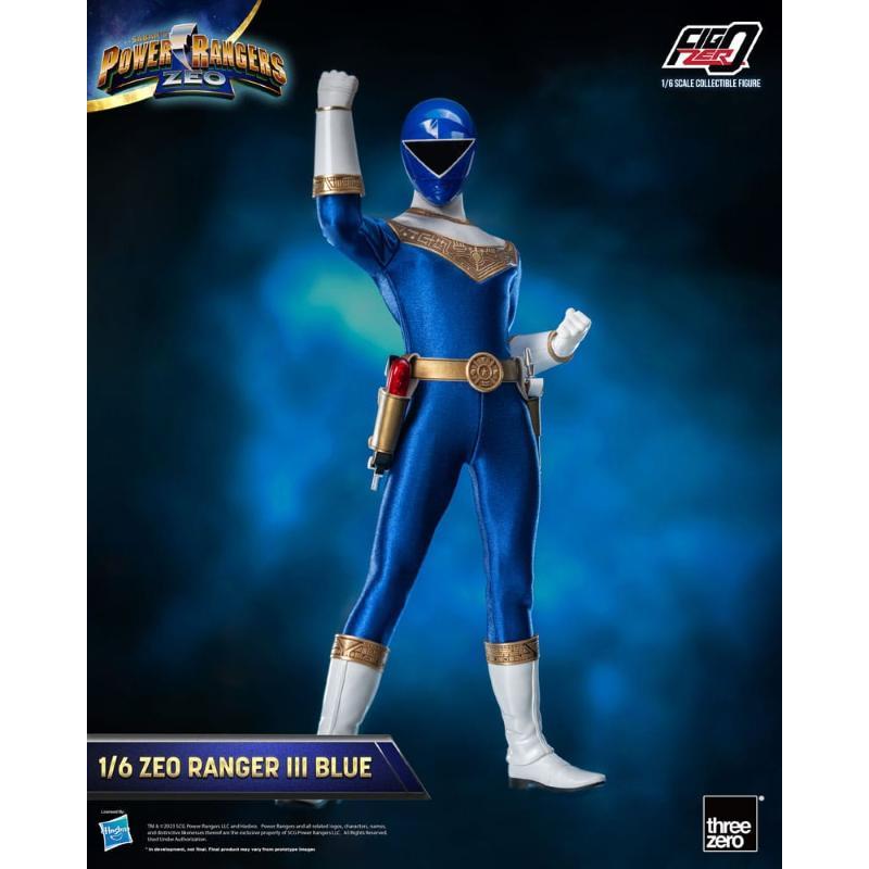 Power Rangers Zeo FigZero Ranger III Blue THREEZERO