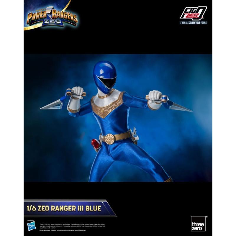 Power Rangers Zeo FigZero Ranger III Blue THREEZERO