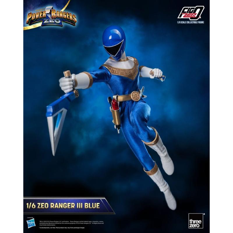 Power Rangers Zeo FigZero Ranger III Blue THREEZERO