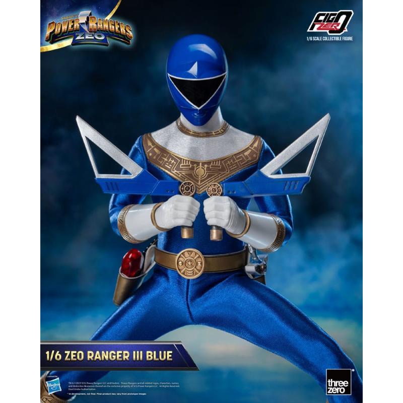 Power Rangers Zeo FigZero Ranger III Blue THREEZERO