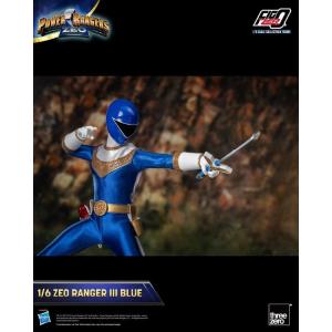 Power Rangers Zeo FigZero Ranger III Blue THREEZERO