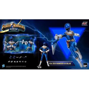 Power Rangers Zeo FigZero Ranger III Blue THREEZERO
