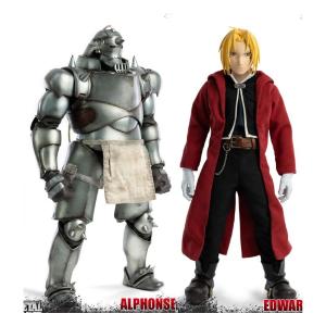Fullmetal Alchemist: Brotherhood Alphonse & Edward Elric Twin Pack THREEZERO