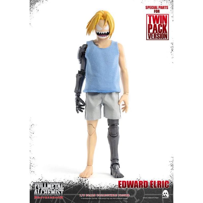Fullmetal Alchemist: Brotherhood Alphonse & Edward Elric Twin Pack THREEZERO