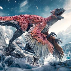 Jurassic World: Dominion Art Scale 1/10 Pyroraptor IRON STUDIOS