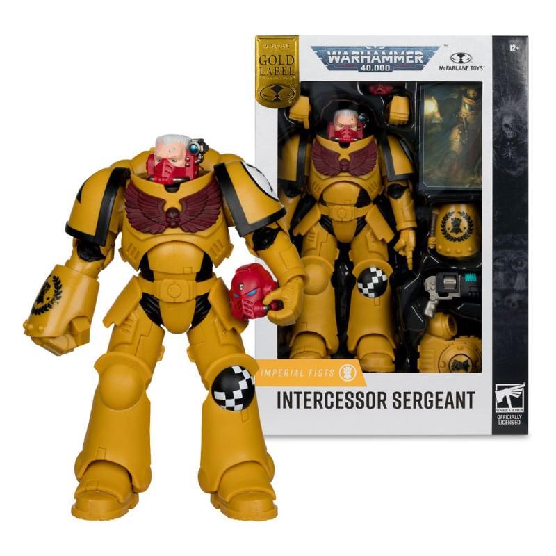 Warhammer 40,000 Intercessor Sergeant Imperial Fist Gold Label MCFARLANE TOYS