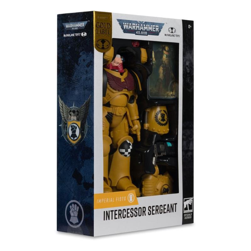 Warhammer 40,000 Intercessor Sergeant Imperial Fist Gold Label MCFARLANE TOYS