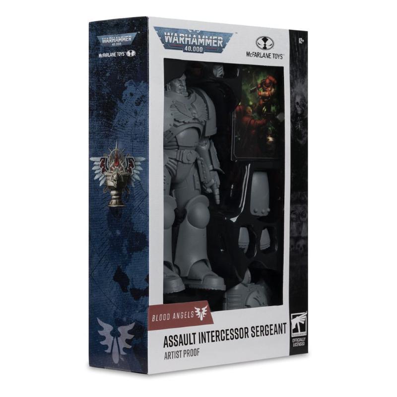Warhammer Assault Intercessor Sergeant Blood Angel Artist Proof MCFARLANE TOYS