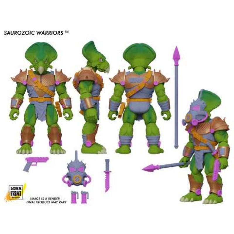 Saurozoic Warriors Ceratopsian Guard BOSS FIGHT STUDIO