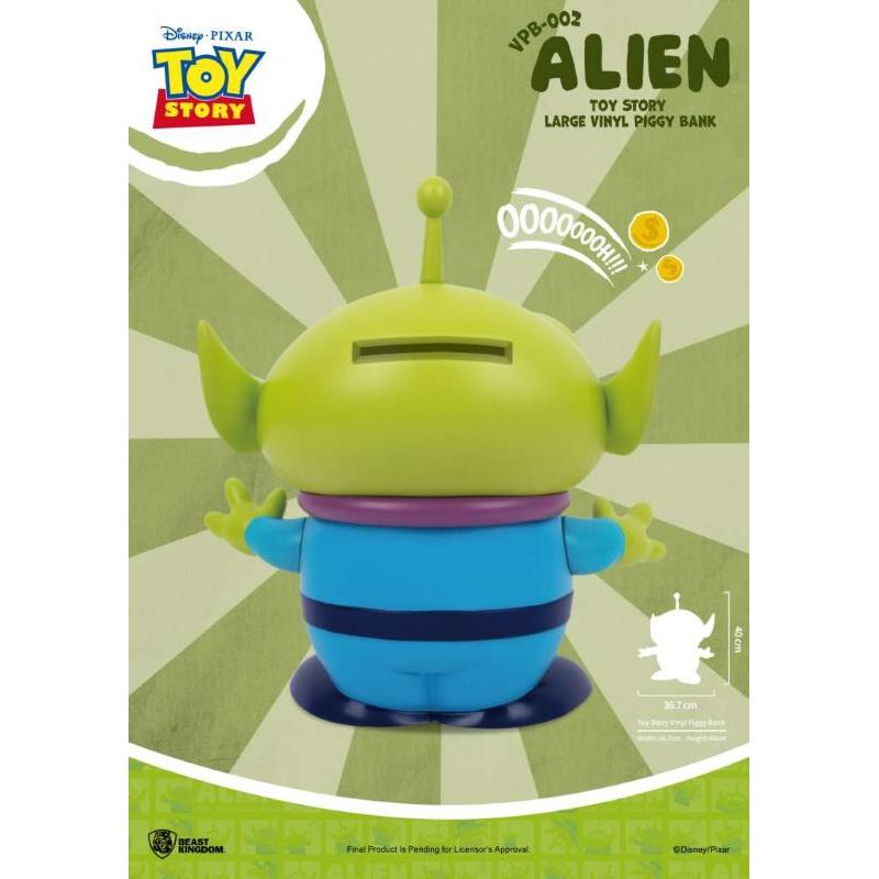 Toy Story Large Vinyl Piggy Bank Alien BEAST KINGDOM