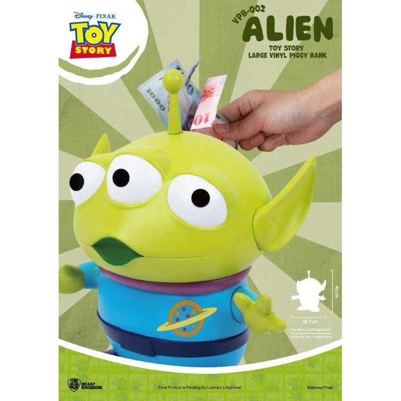 Toy Story Large Vinyl Piggy Bank Alien BEAST KINGDOM