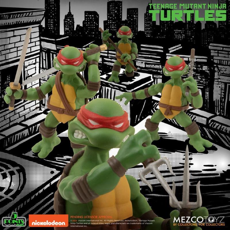 Teenage Mutant Ninja Turtles Deluxe Set MEZCO TOYZ
