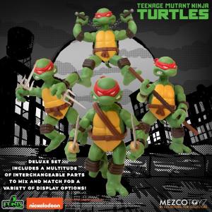 Teenage Mutant Ninja Turtles Deluxe Set MEZCO TOYZ