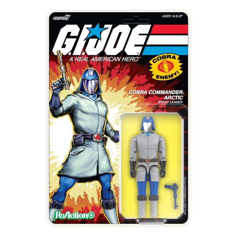 G.I. Joe ReAction+ Wave 3 Arctic Cobra Commander (Cartoon) Super7