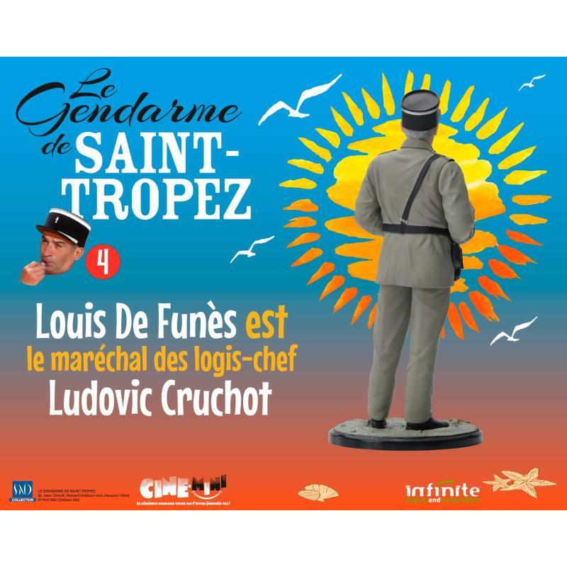 Le Gendarme de Saint-Tropez 4 De Funès est maréchal Cruchot Infinite Statue