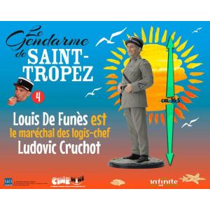 Le Gendarme de Saint-Tropez 4 De Funès est maréchal Cruchot Infinite Statue