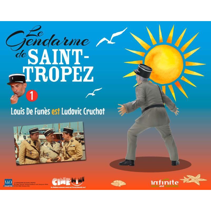 Le Gendarme de Saint-Tropez 1 De Funès est maréchal Cruchot Infinite Statue