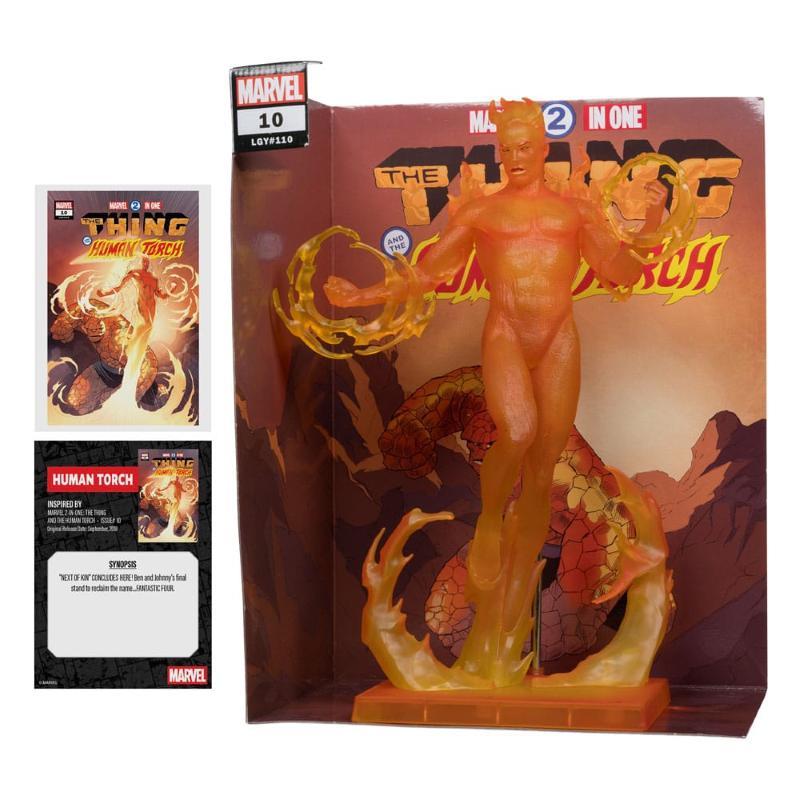 Marvel Collection Human Torch (Marvel 2 in 1 #10) Mcfarlane Toys