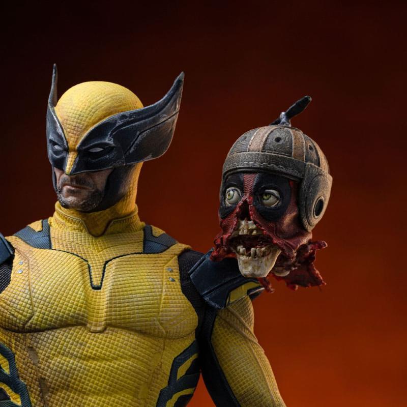 Marvel Deadpool 3 Art Scale 1/10 Wolverine & Headpool Iron Studios