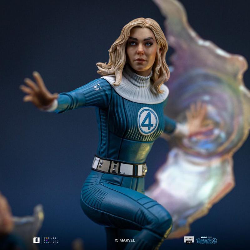 Marvel Fantastic Four Art Scale 1/10 Invisible Woman and Franklin Iron Studios