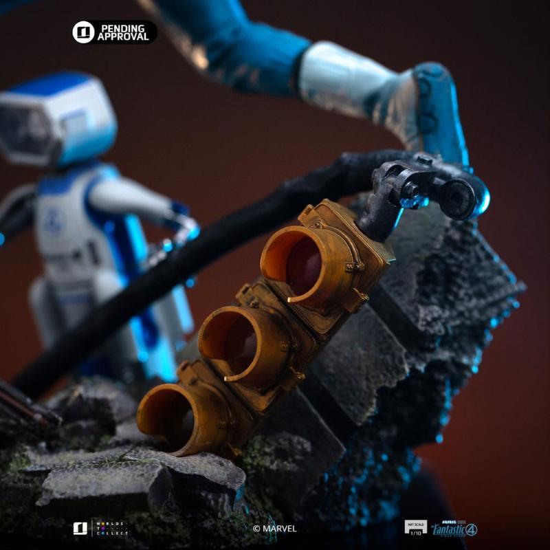 Marvel Fantastic Four Art Scale 1/10 Mr. Fantastic and H.E.R.B.I.E Iron Studios