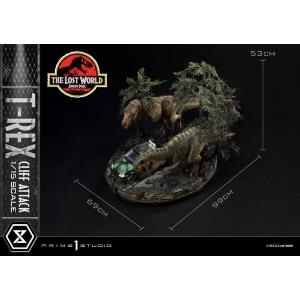 Jurassic World: The Lost World 1/15 T-Rex Cliff Attack Bonus Version Prime 1 Studio