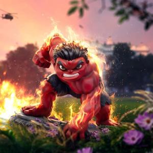 Marvel Captain America 4 MiniCo. Red Hulk Iron Studios