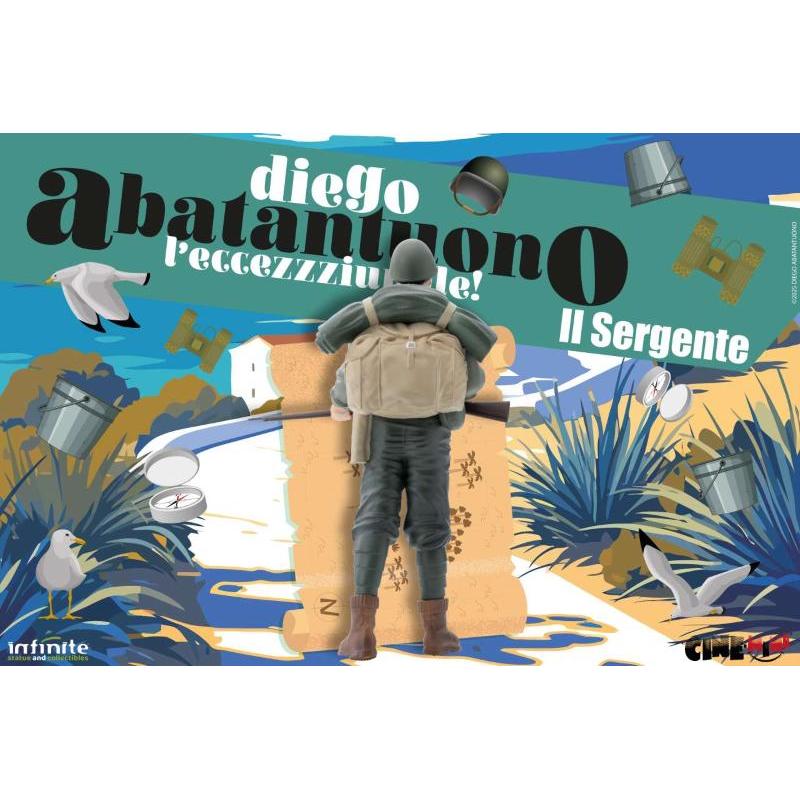 Diego Abatantuono “Il Sergente Lorusso” Cine-Mini Infinite Statue