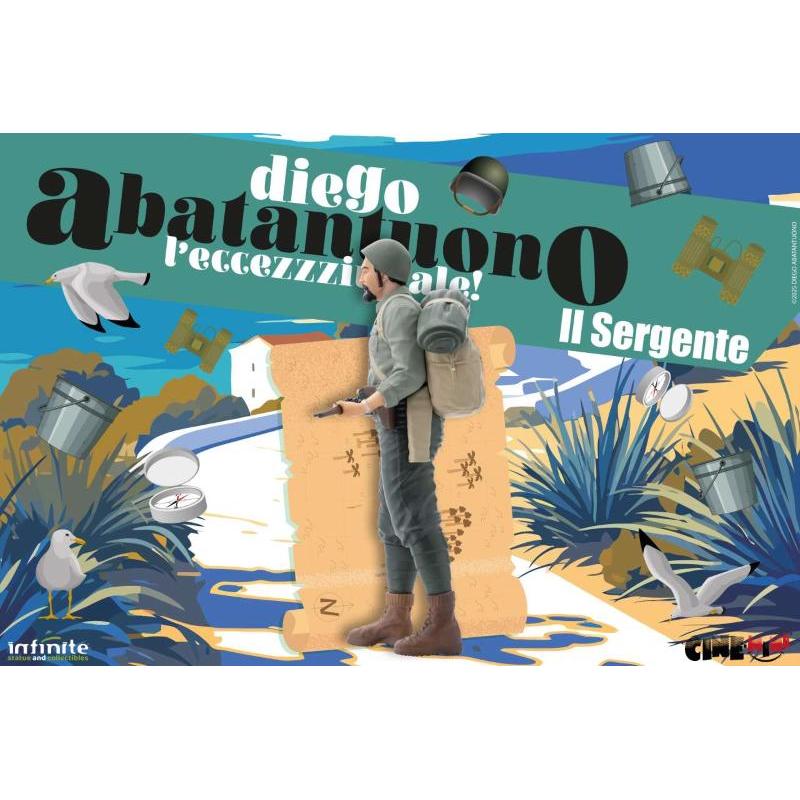 Diego Abatantuono “Il Sergente Lorusso” Cine-Mini Infinite Statue