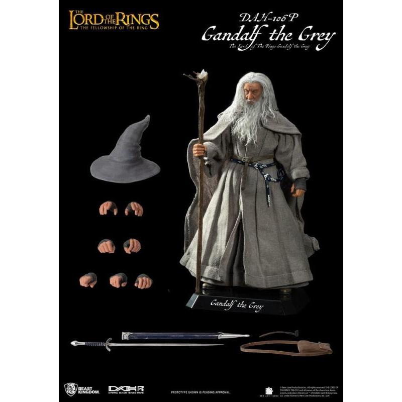 The Lord of the Rings Dynamic 8ction Heroes 1/9 Gandalf the Grey Beast Kingdom
