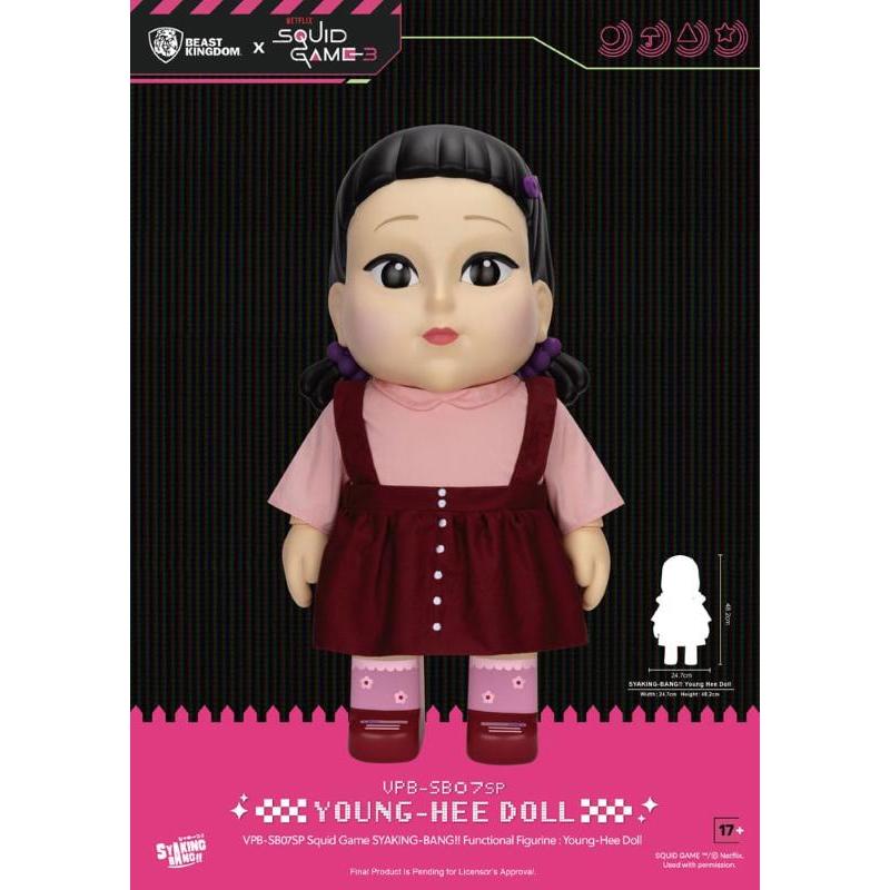 Squid Game Syaking Bang Young-Hee Doll Season 3 Beast Kingdom