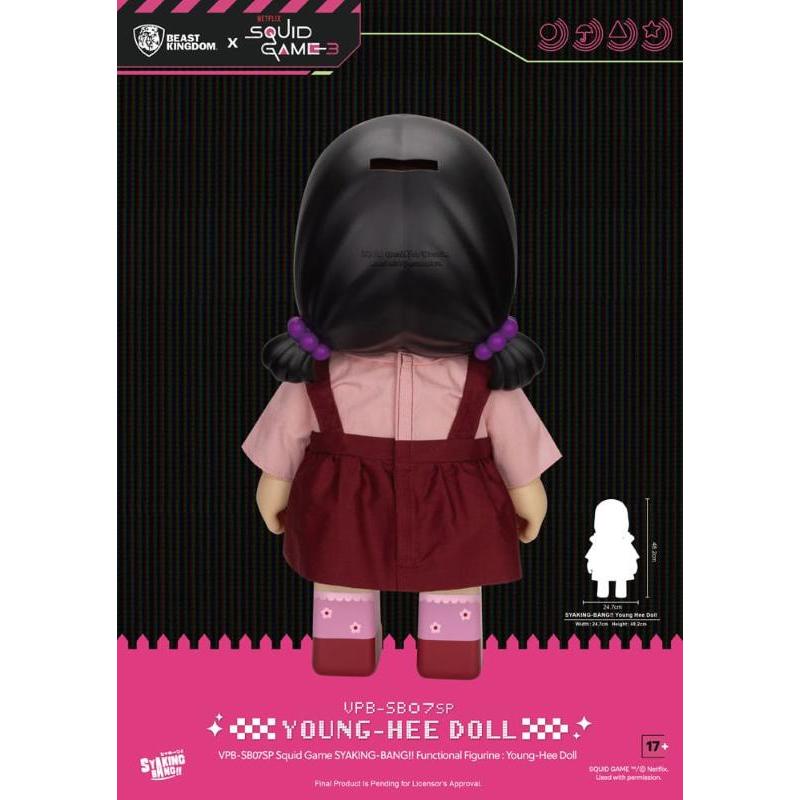 Squid Game Syaking Bang Young-Hee Doll Season 3 Beast Kingdom